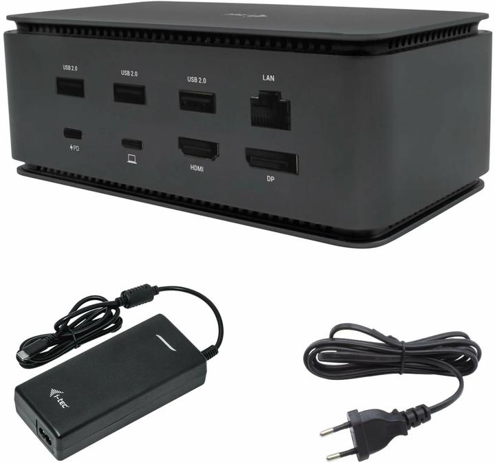 Actual product image i-tec Usb4dual4kdockpd (USB-C, 9 Ports)