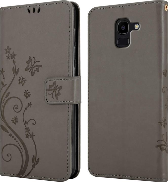 Image du produit Cadorabo Couverture du livre de fleurs (Samsung Galaxy J6 (2018))