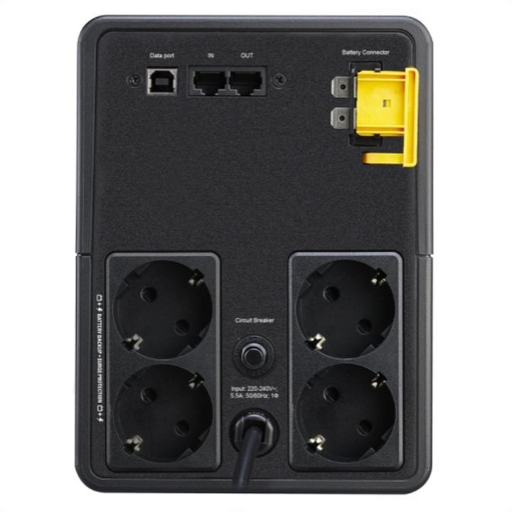 Produktbild APC BX1600MI-GR Unterbrechungsfreie Stromversorgung (USV) Line-Interaktiv 1600 VA 900 W 4 AC-Ausgänge (1.60 VA, 900 W, Line-Interaktiv USV)
