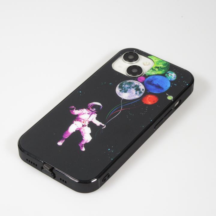 Produktbild PhoneLook Hülle Silikon Glossy integriertes LED Licht mit USB-C Anschluss Floating Astronaut (Apple iPhone 15)