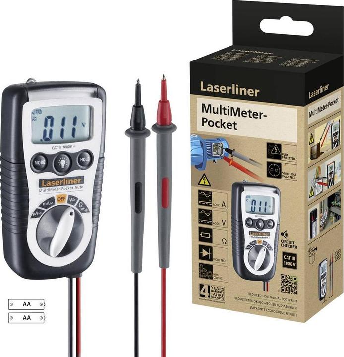 Produktbild Laserliner MultiMeter-Pocket Hand-Multimeter