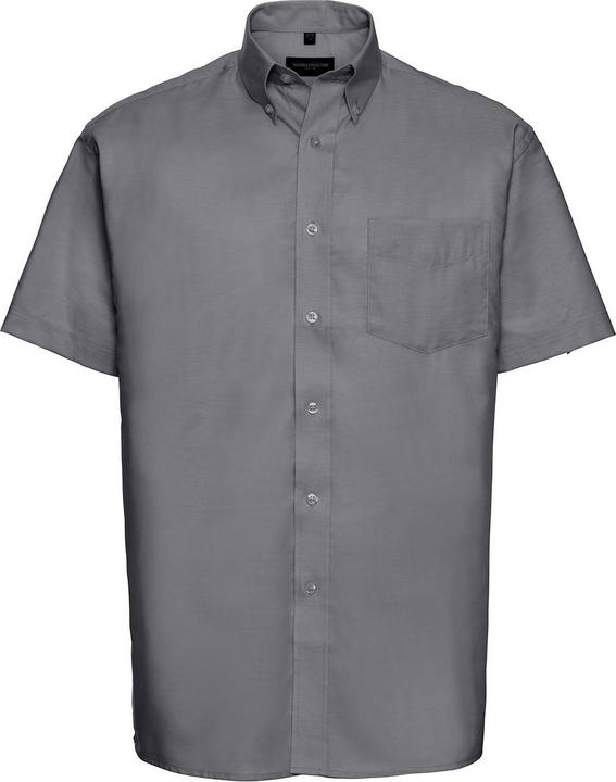 Actual product image Russell Mens Oxford Easy-Care Short-Sleeved Shirt (51)
