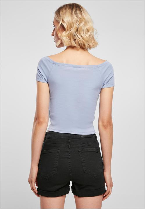 Actual product image Urban Classics Ladies Off Shoulder Rib Tee - 2416 (XXL)