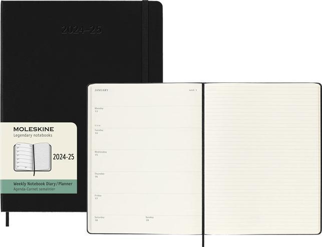 Produktbild Moleskine Notizkalender (19 x 25 cm, Englisch)