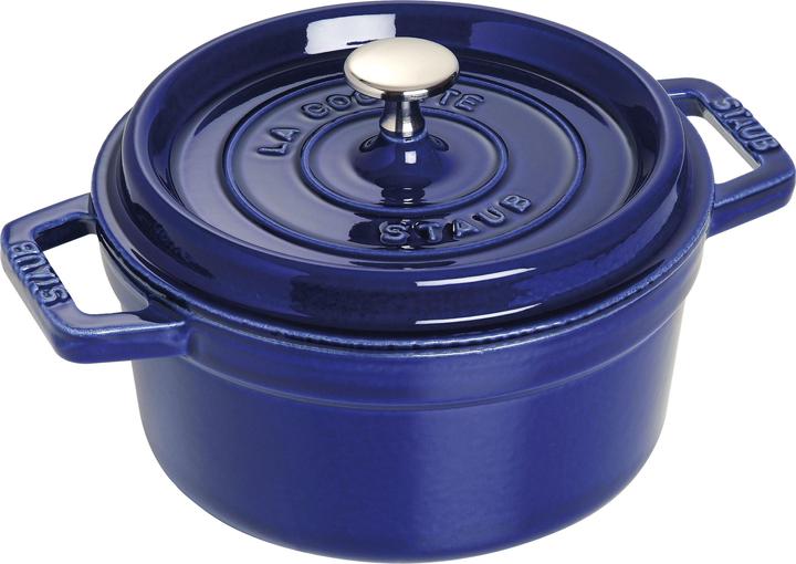 Image du produit Staub 40510-264-0 Cocotte ronde bleu foncé 20cm (20 cm, Cocotte + faitout, Fer)
