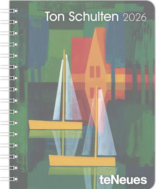 Actual product image Ton Schulten 2026 - Diary - Buchkalender - Taschenkalender - Kunstkalender - 16,5x21,6 (French, Dutch, Italian, German, Spanish, English)