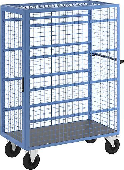 Actual product image eurokraft pro Mesh Shelf Trolley (500 kg)