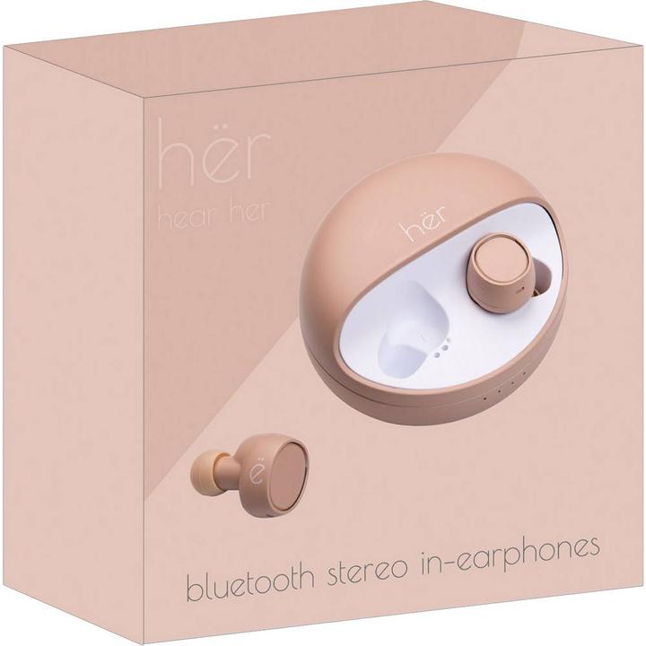 Actual product image HER In Ear Stereo Headset hër bluetooth in earphones (3 h, Wireless)