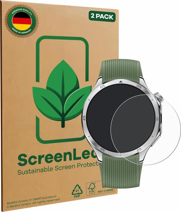ScreenLeaf Schutzfolie nachhaltiger Displayschutz Display Schutz Folie Klar Transparent