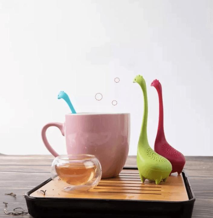 Produktbild Ototo Baby Nessie Teesieb und Teefilter mit Griff grün