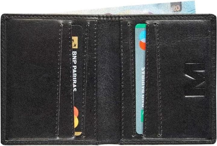 Actual product image Maverick Wallet All Black 8.5 x 10.2 cm