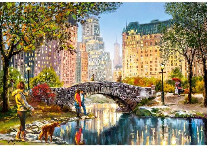 Produktbild Castorland Evening Walk Through Central Park 1000 pcs Puzzlespiel 1000 Stück(e) Stadt (1000 Teile)