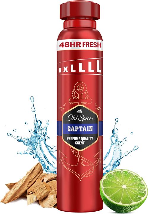 Actual product image Old Spice Deodorant spray 250ml Captain (Spray, 250 ml)
