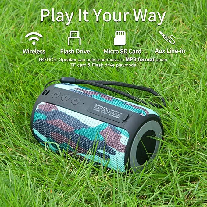 Produktbild PhoneLook Zealot S32 Outdoor Bluetooth Lautsprecher Kompakter Speaker BT5.0 Camouflage