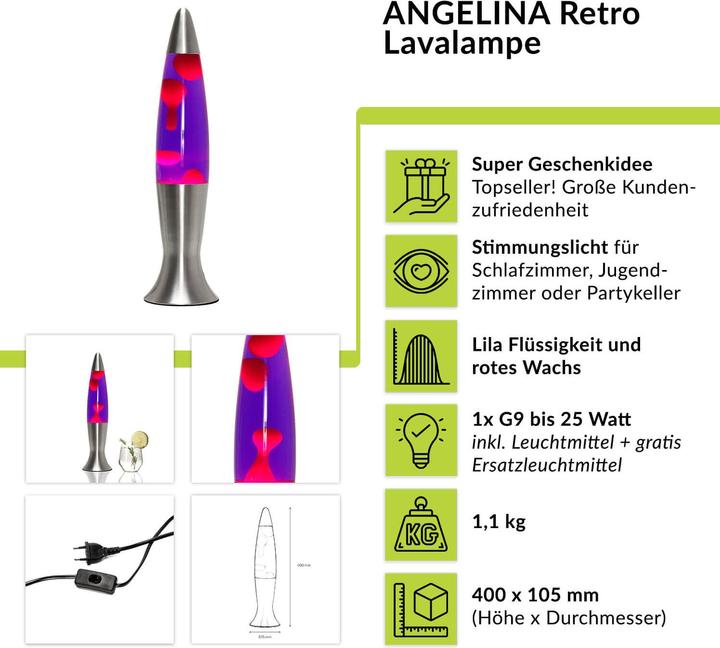 Actual product image Licht-Erlebnisse Angelina (210 lm, G9)