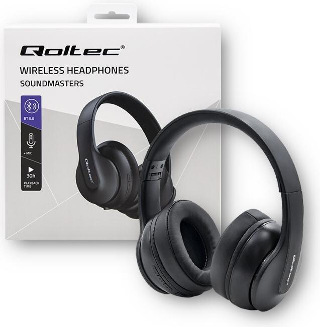 Image du produit Qoltec 50844 Casque sans fil (30 h, Sans fil)