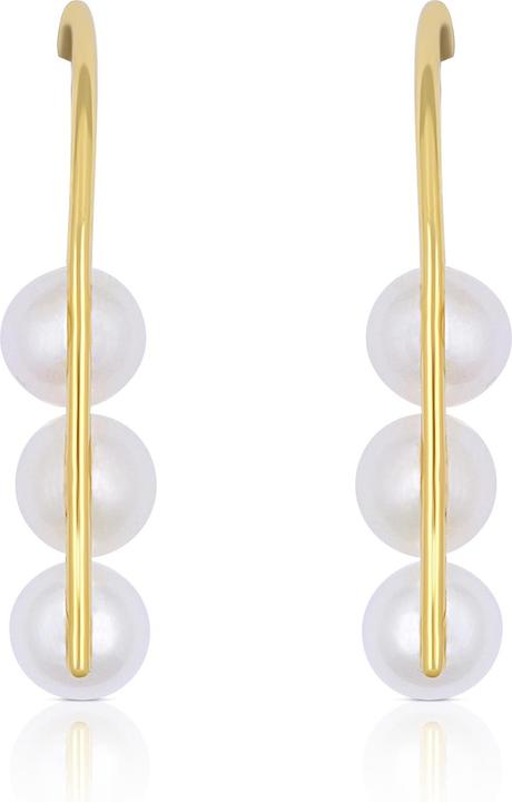 Actual product image Muau Earrings (750 freshwater pearl)