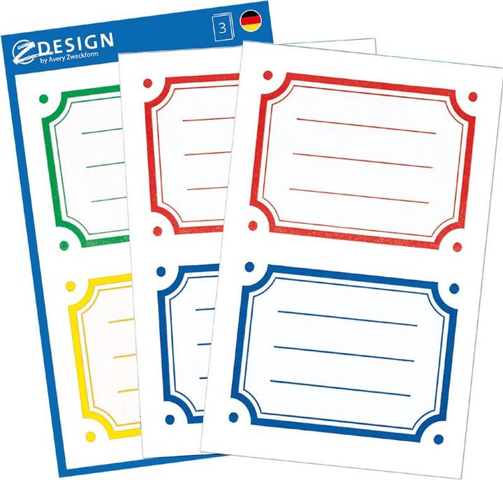 Actual product image Z-Design Sticker School
