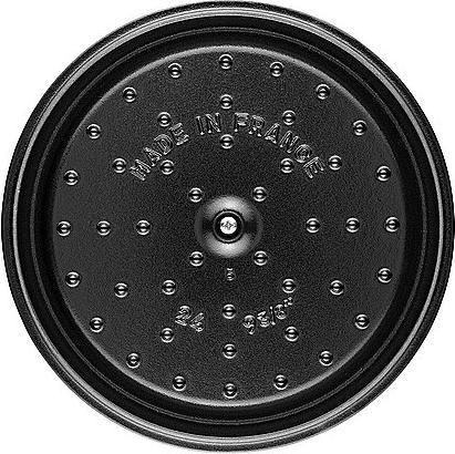 Produktbild Staub Twisted Cocotte 20 cm, rund, Weisser Trüffel, Gusseisen 2.29 (20 cm, Bräter + Schmortopf, Gusseisen)