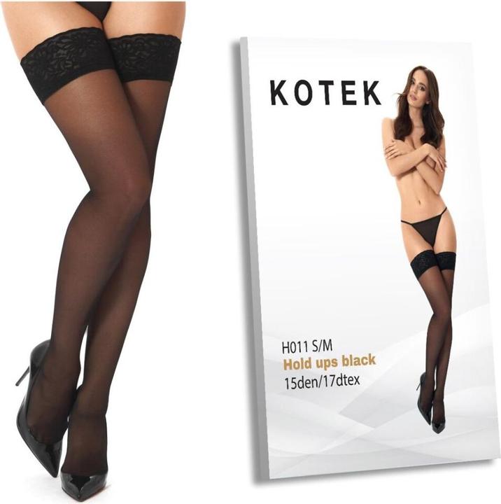 Image du produit Kotek KO H011 hold ups black 15den S/M (S/M)