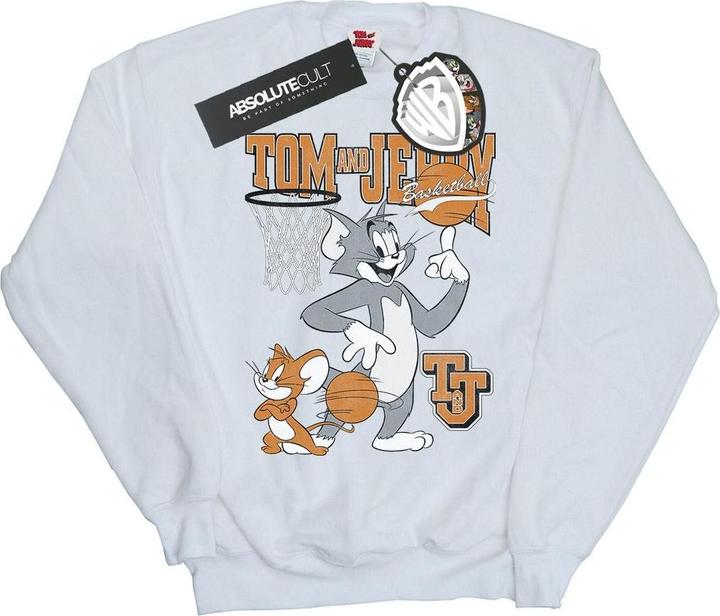 Actual product image Tom & Jerry Mens Spinning Basketball Sweatshirt (XXL)