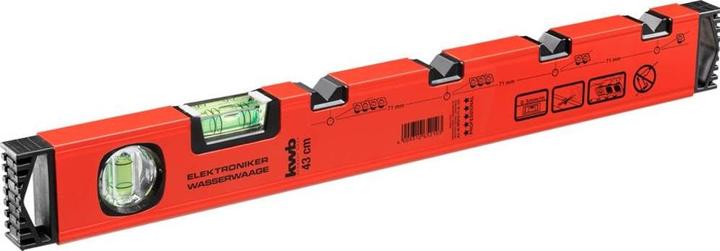 Produktbild kwb 065210 Elektriker-Wasserwaage 480 mm (48 cm)