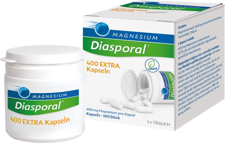 Image du produit magnesium diasporal 400 extra gélules, 100 pcs. gélules (100 pièce(s), Capsules)