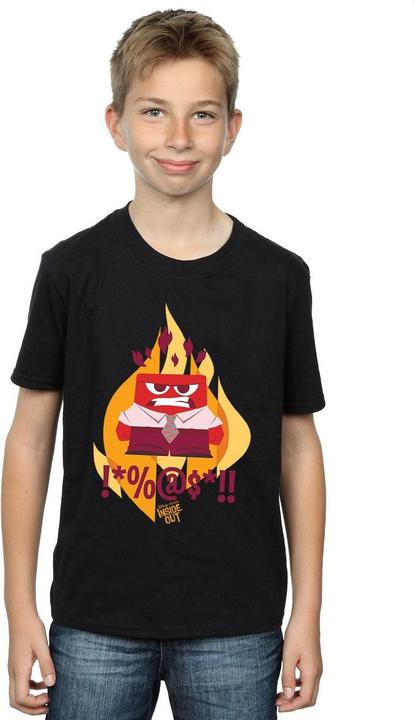 Actual product image Disney Boys Inside Out Fired Up T-Shirt (140, 146)