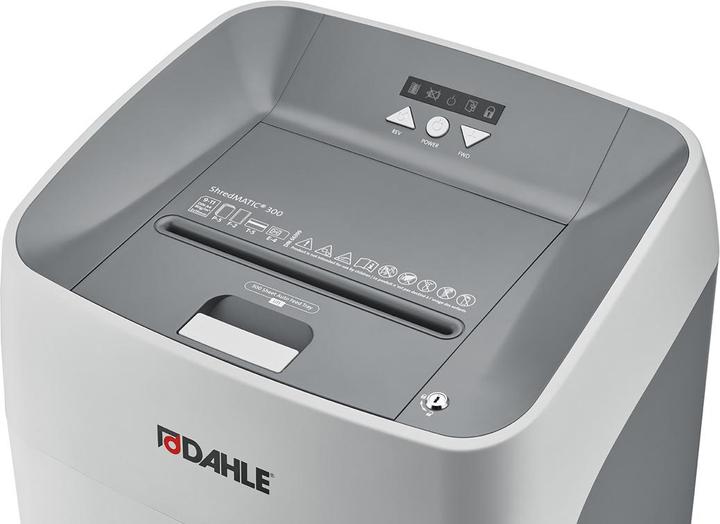 Produktbild Dahle Aktenvernichter ShredMatic P5/2x15/300 Blatt/40l (Partikelschnitt)