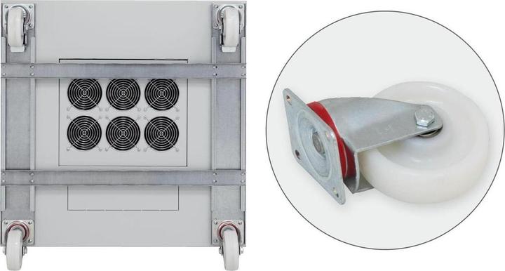 Image du produit Triton RAX-RK-D66-X1 - Rollensatz mit Verstärkungsrahmen 600x600 für RMARZA Tragkraft 900 kg