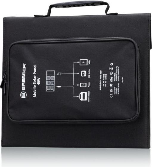 Actual product image Bresser Mobiel Zonnepaneel â€“ 40W â€“ Voor o.a. Smartphone & Tablets â€“ 3x USB (40 W)