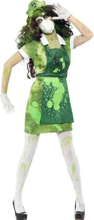 Produktbild Smiffys Zombie Strahlenopfer Halloween Damenkostüm grün (S)