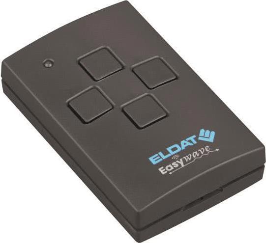Actual product image Eldat Mini handheld transmitter RT30E5004-01-22K 4-channel deep black RAL9005