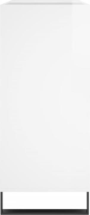 Produktbild VidaXL Plattenschrank Hochglanz-Weiss 84,5x38x89 cm