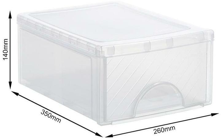 Produktbild Rotho Schubladenbox (35 x 14.5 x 25.5 cm, 38.70 l)