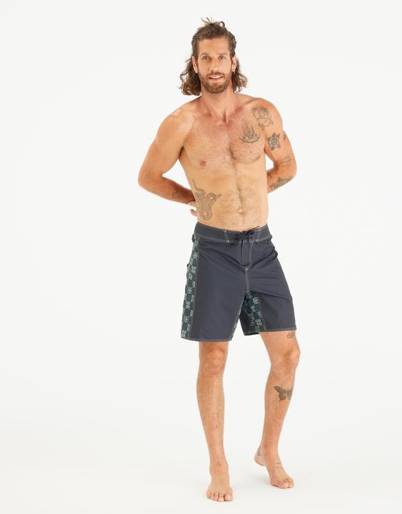 Image du produit Olaian Boardshort surf 500 Long 19" Homme - Arch Taow Noir (42)