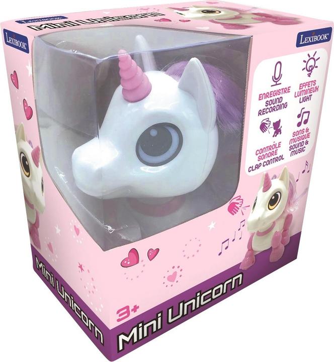 Image du produit Lexibook POWER Unicorn Mini robot licorne avec effets sonores et lumineux, commande de battements de mains