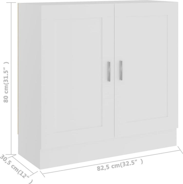 Produktbild VidaXL Bücherregal (82.5 x 30.5 x 80 cm)