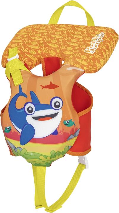 Bestway Puddle Jumper® life jacket small whale with textile cover, 0-2 years (Up to 15Kg)