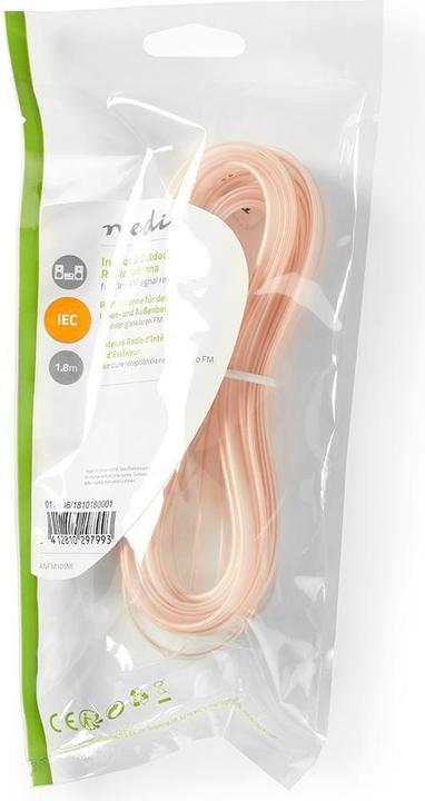 Immagine prodotto Nedis Antenna FM per interni ed esterni 87,5-108 MHz Al (Cavi antenna)