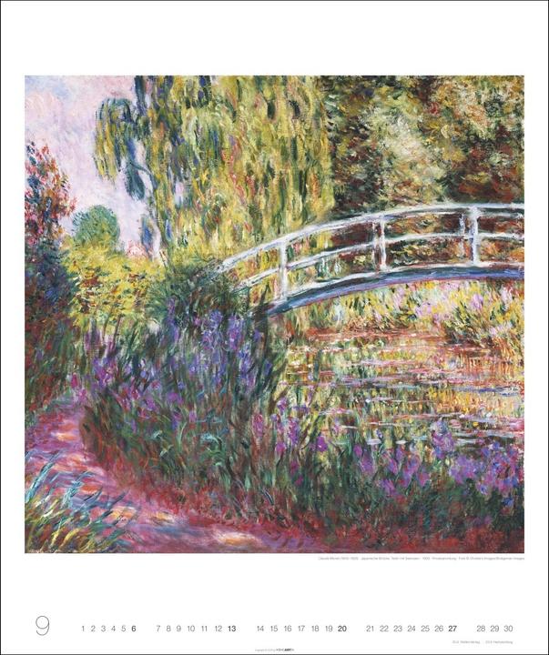 Actual product image Die schönsten Gärten des Impressionismus Edition Kalender 2026 (46 x 55 cm, German)