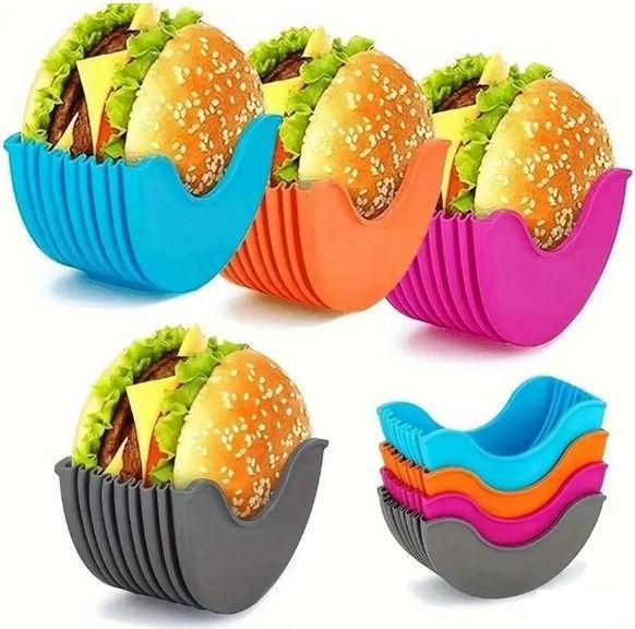 Immagine prodotto MU Classic Set di 4 porta hamburger in silicone
