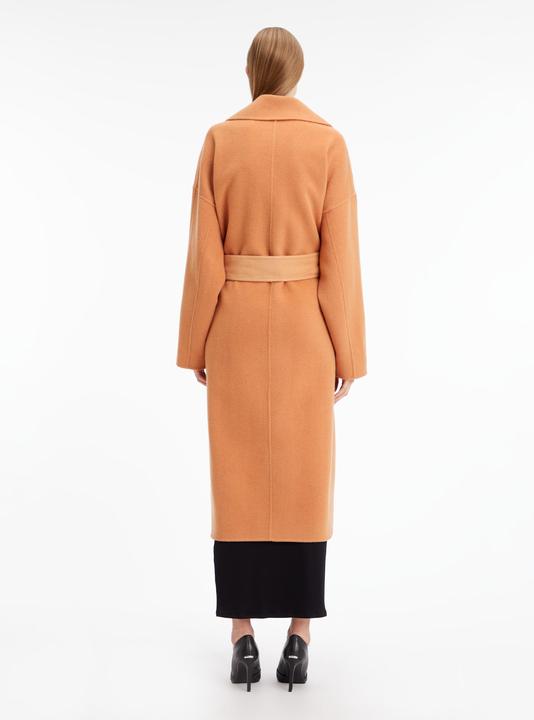Actual product image Calvin Klein Double Faced Oversized Wrap Coat (38)