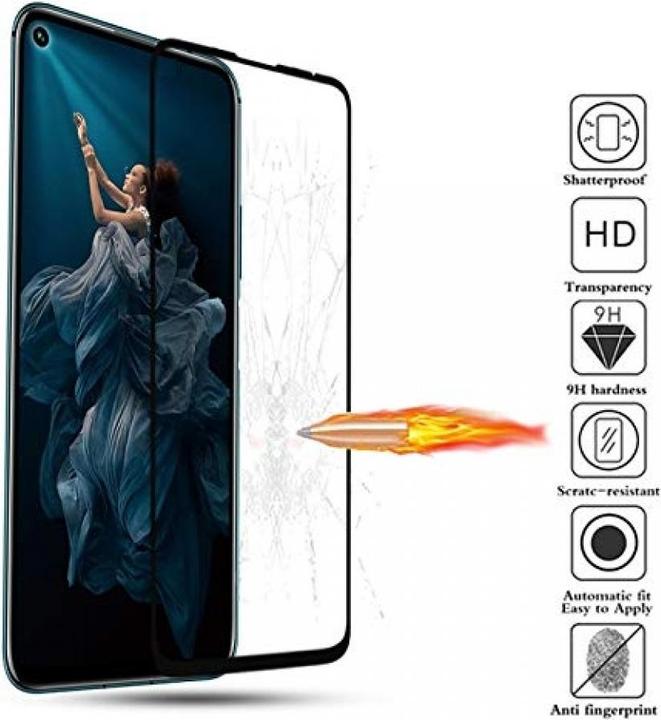 Produktbild Screenguard Honor 20 Pro Full Screen Panzerglas Schutzfolie 2.5D 9H (1 Stück, Honor 20 Pro)