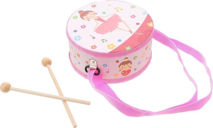 Actual product image Activity Board Cartoon drum instrument, miniature children's drum, wooden music station, little musician toy