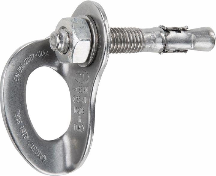 Climbing Technology Plate Kit Plate 10 + Bolt 10x60mm Bohrhaken