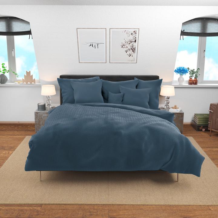 Actual product image Lotus Bettwaren Seersucker (Duvet cover, 200 x 210 cm)