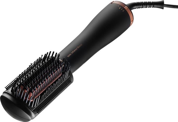 Immagine prodotto Concept VH6040 Apparecchiatura per lo styling dei capelli Spazzola ad aria calda a vapore Nero Bronzo 550 W