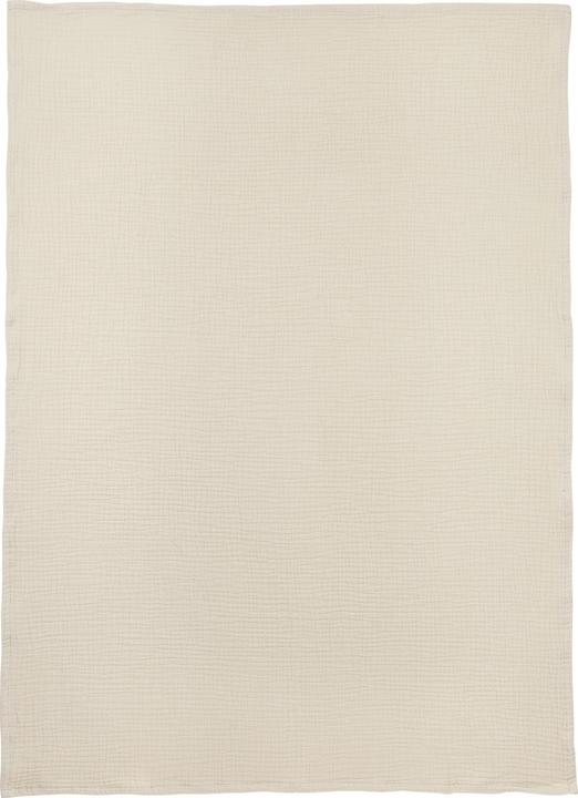 Produktbild Meyco Baby Uni kinderbettlaken - pre-washed musselin - soft sand - 100x150cm
