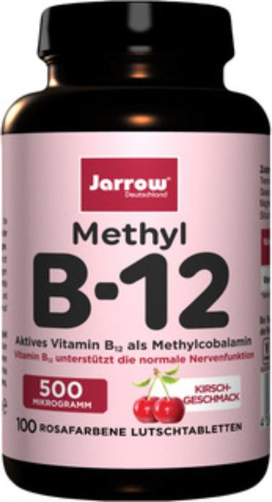 Jarrow Methyl B12 500 µg Lutschtabletten Kirsche (100 Stück, Tabletten, 60 g)
